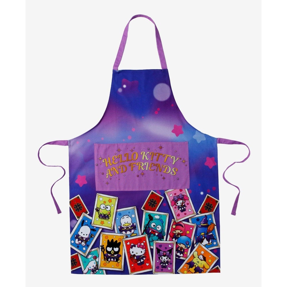 Hello Kitty & Friends Magic‎ Card Apron Sanrio Purple Pockets Kawaii